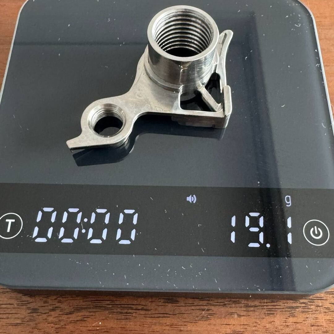 TC4 Titanium UDH Rear Derailleur Hanger for Road Bikes | CNC Machined | M12 x 1.0