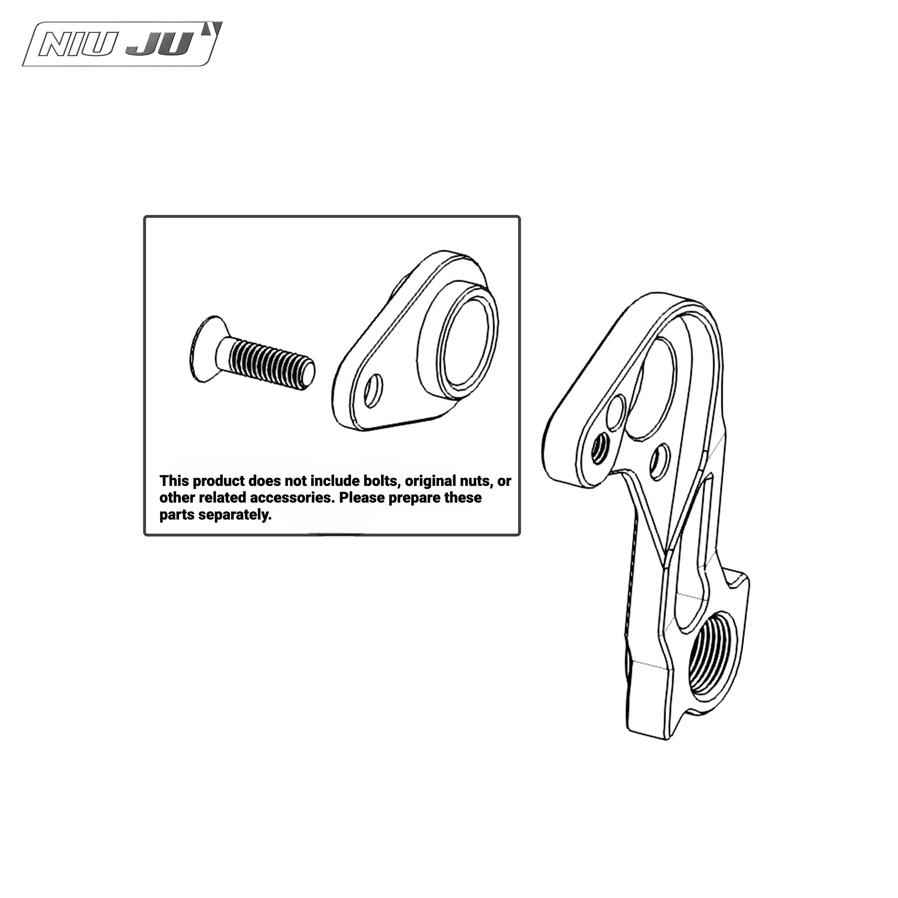 Direct Mount Derailleur Hanger for CANYON AEROAD & Ultimate (Thru-Axle Disc)