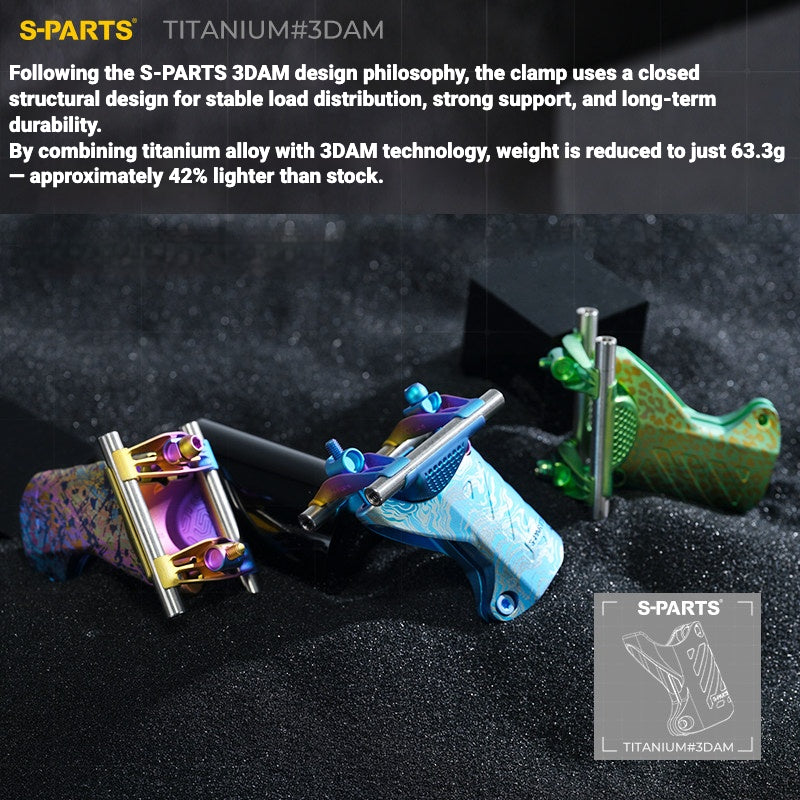 S-PARTS 3DAM Titanium Seatpost Clamp for GIANT TCR Gen 10 / Propel PP | 63.3g