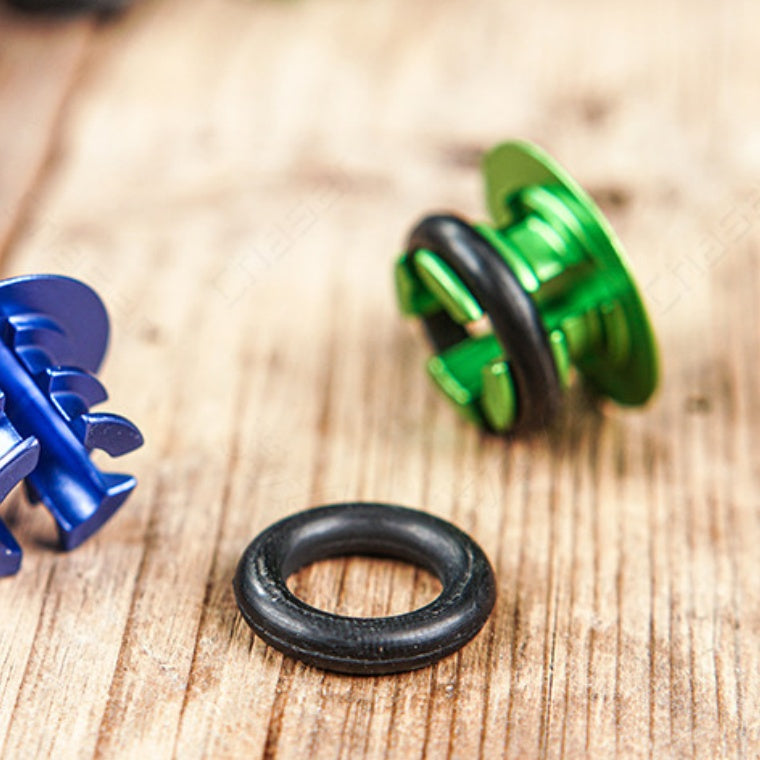Ultra-Light CNC Aluminum Titanium Handlebar Bar End Plugs | 4.2g Road MTB Folding Bike Compatible