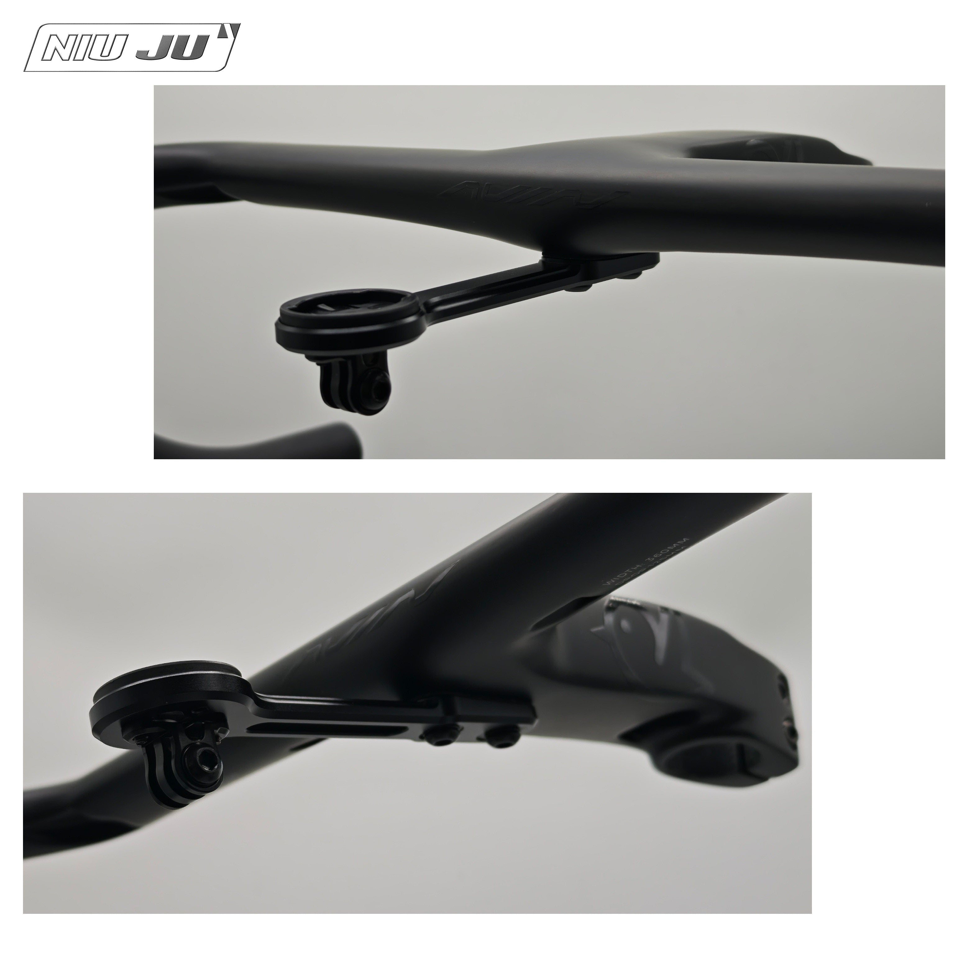 Avian Carbon Integrated Handlebar Computer Mount | Wahoo ELEMNT ACE Compatible Aero Bike Mount