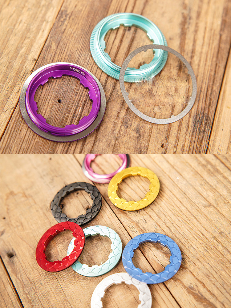 Chaser Ultra-Light Shimano Road Bike Cassette Lockring - 2.9g CNC Machined ALU7075
