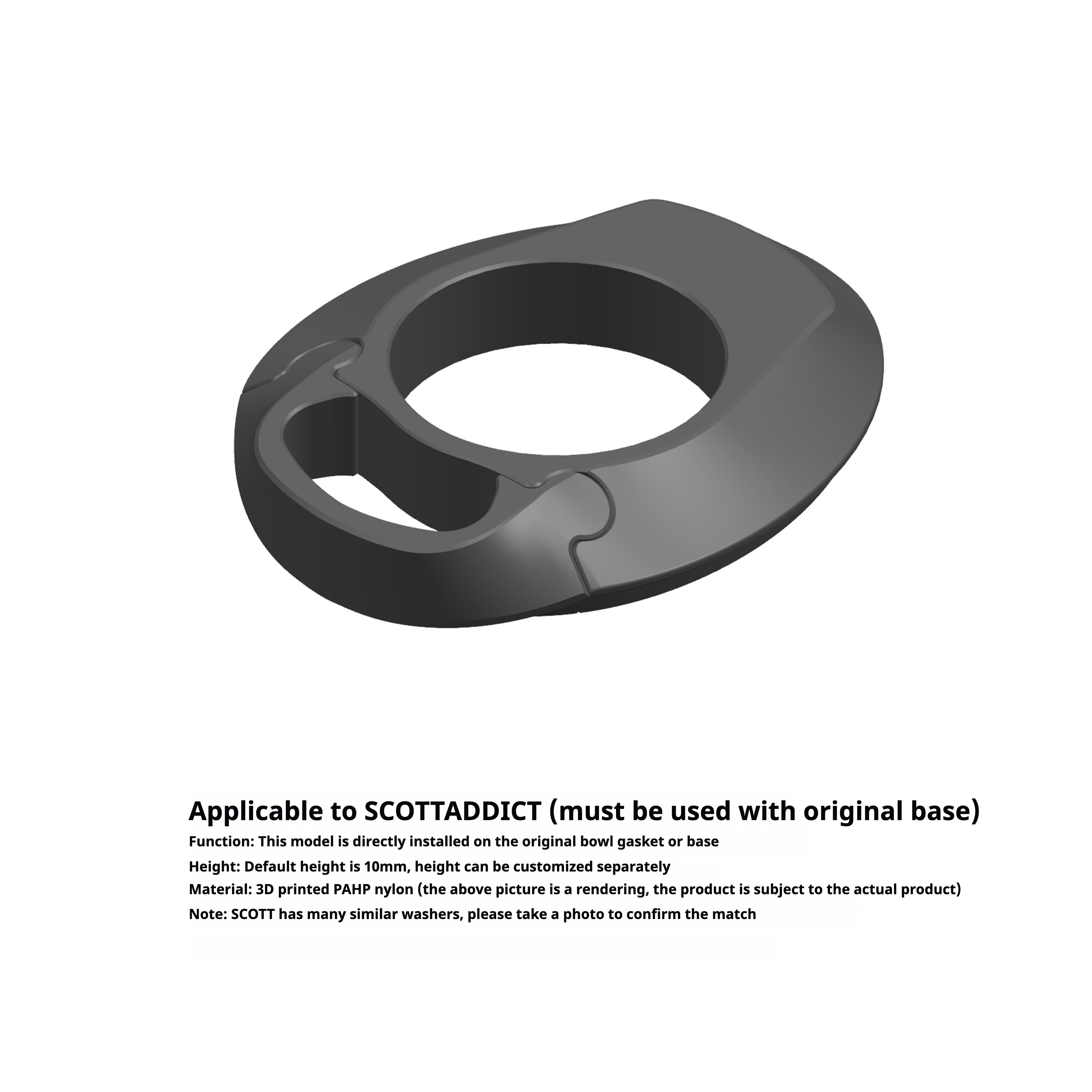 EXS AeroVer Integrated Handlebar Custom Spacers & Adapters – Compatible with Giant Propel, BMC, Cannondale, Trek, Specialized & More