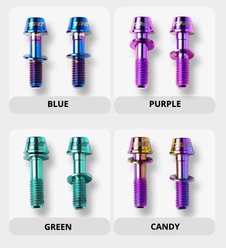 TiNE Titanium Stem Bolts M5×18 (Pair of 2) | Ultralight CNC Bolts for Stems & Integrated Handlebars