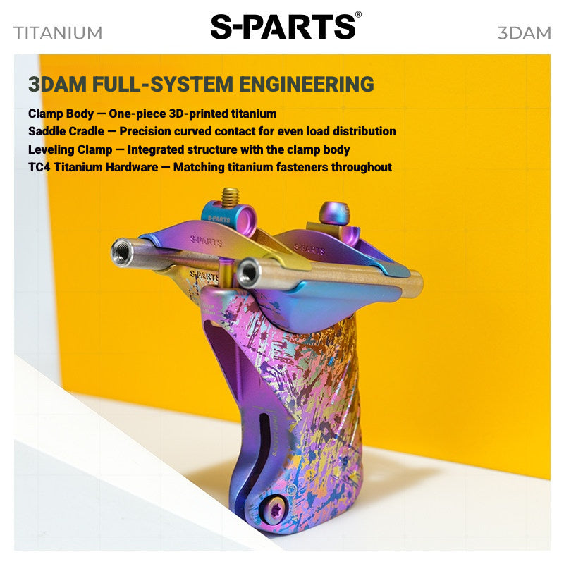 S-PARTS 3DAM Titanium Seatpost Clamp for GIANT TCR Gen 10 / Propel PP | 63.3g