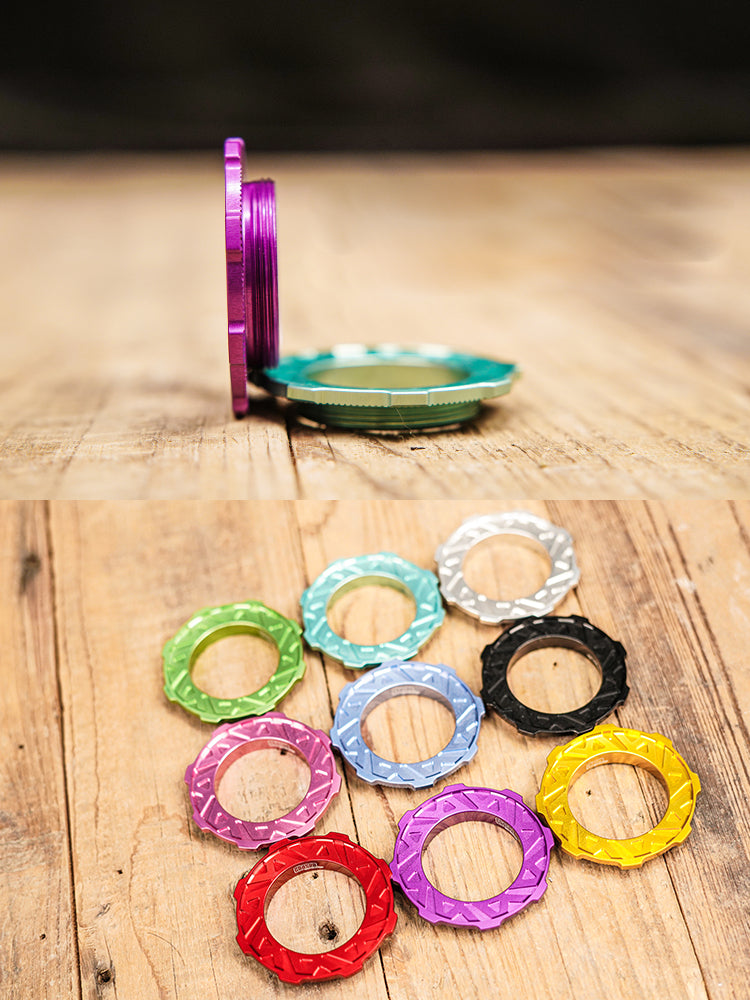Chaser Ultra-Light Center Lock Disc Brake Lockring - Shimano Compatible (4.7g/5.5g)