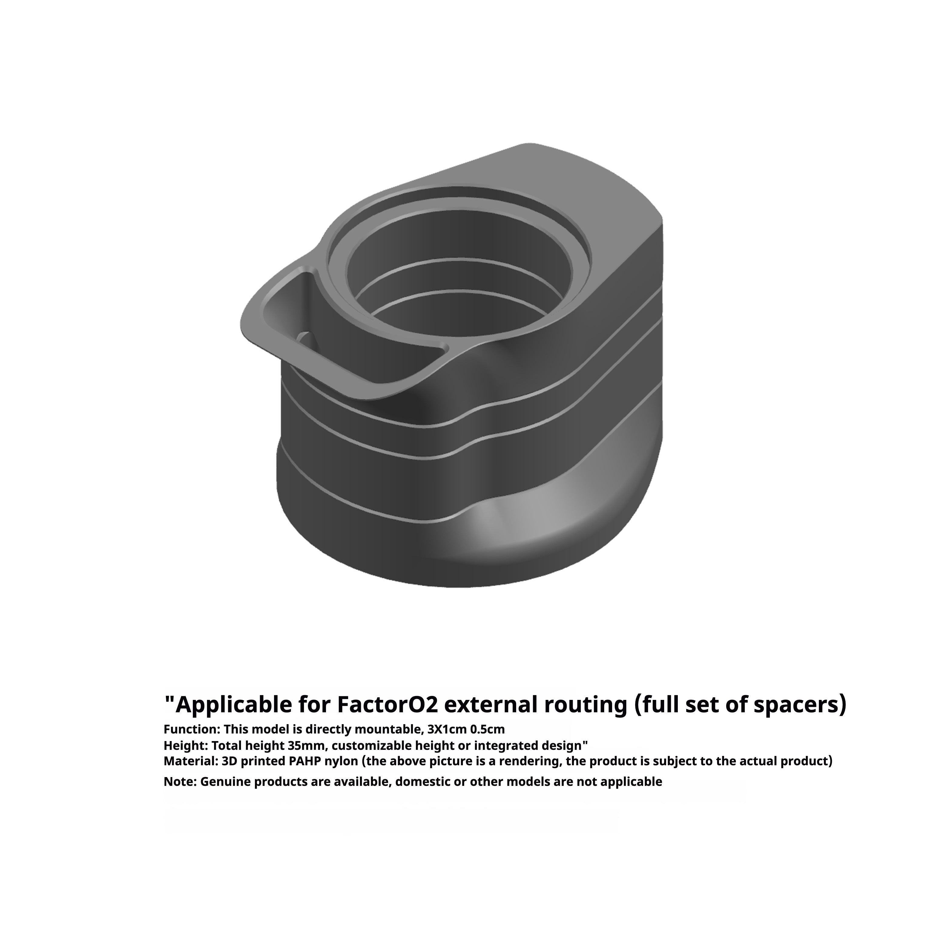 EXS AeroVer Integrated Handlebar Custom Spacers & Adapters – Compatible with Giant Propel, BMC, Cannondale, Trek, Specialized & More