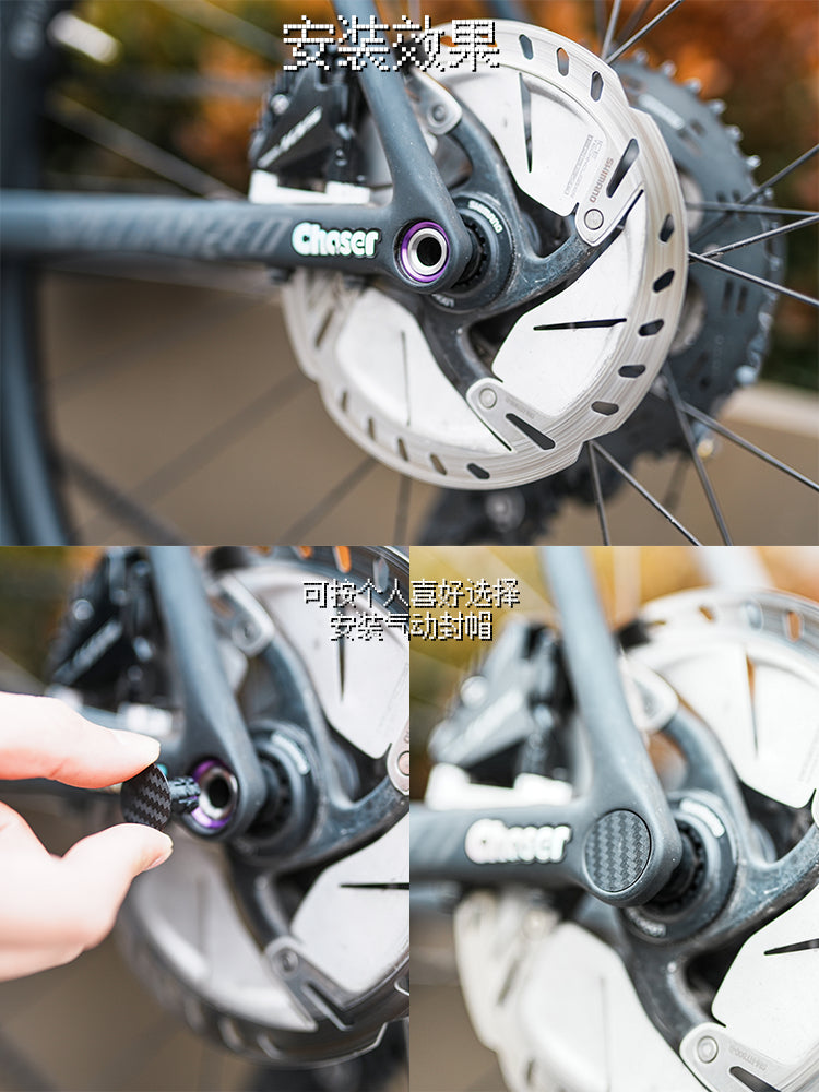 Ultra-Light Titanium Thru-Axle Set for Road Bikes - Compatible with Specialized/Roubaix/Tarmac SL6/SL7/SL8/Crux