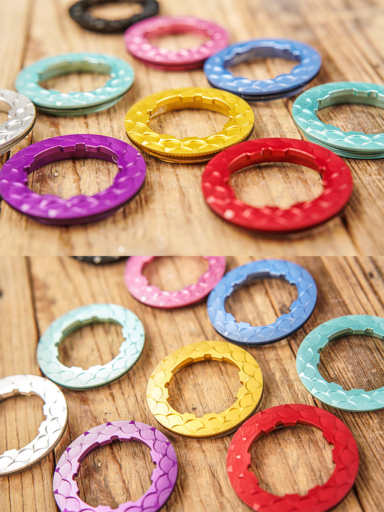 Chaser Ultra-Light Shimano Road Bike Cassette Lockring - 2.9g CNC Machined ALU7075