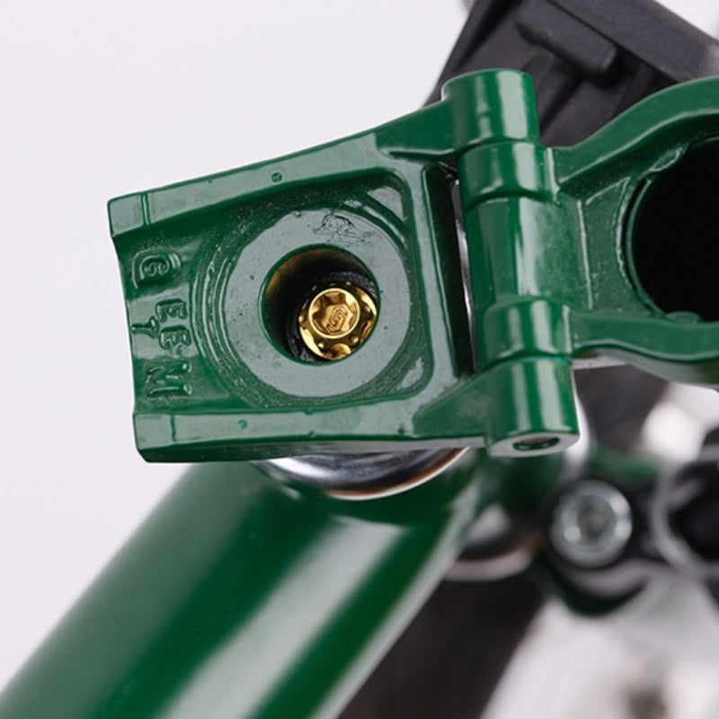 S-PARTS Titanium Bolt Upgrade Kit for Brompton | TC4 CNC Lightweight Frame & Hinge Hardware Set