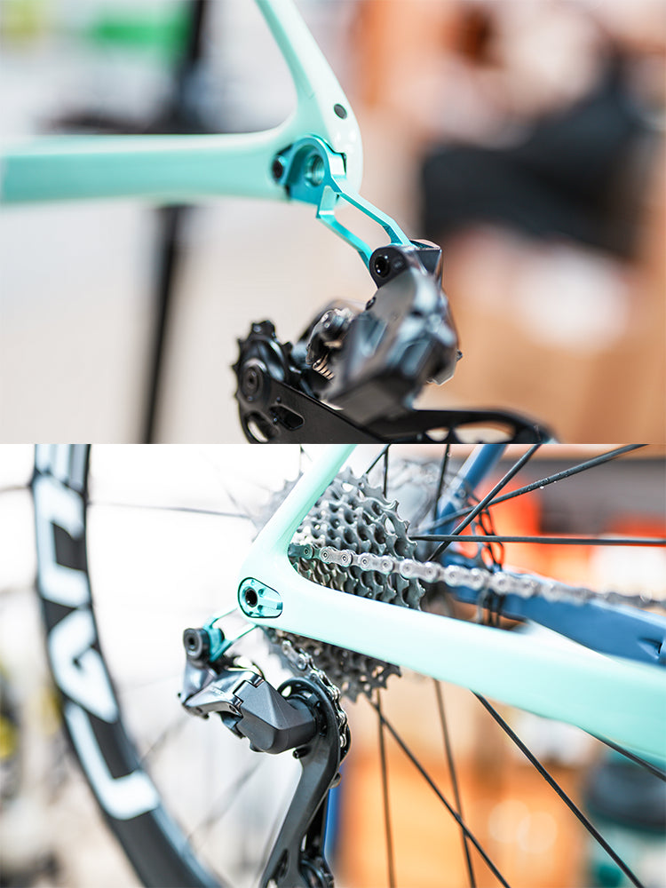 Chaser Ultra-Light Direct Mount Hanger for FACTOR O2/Ostro VAM Carbon Frames - Shimano Rear Derailleur Compatible
