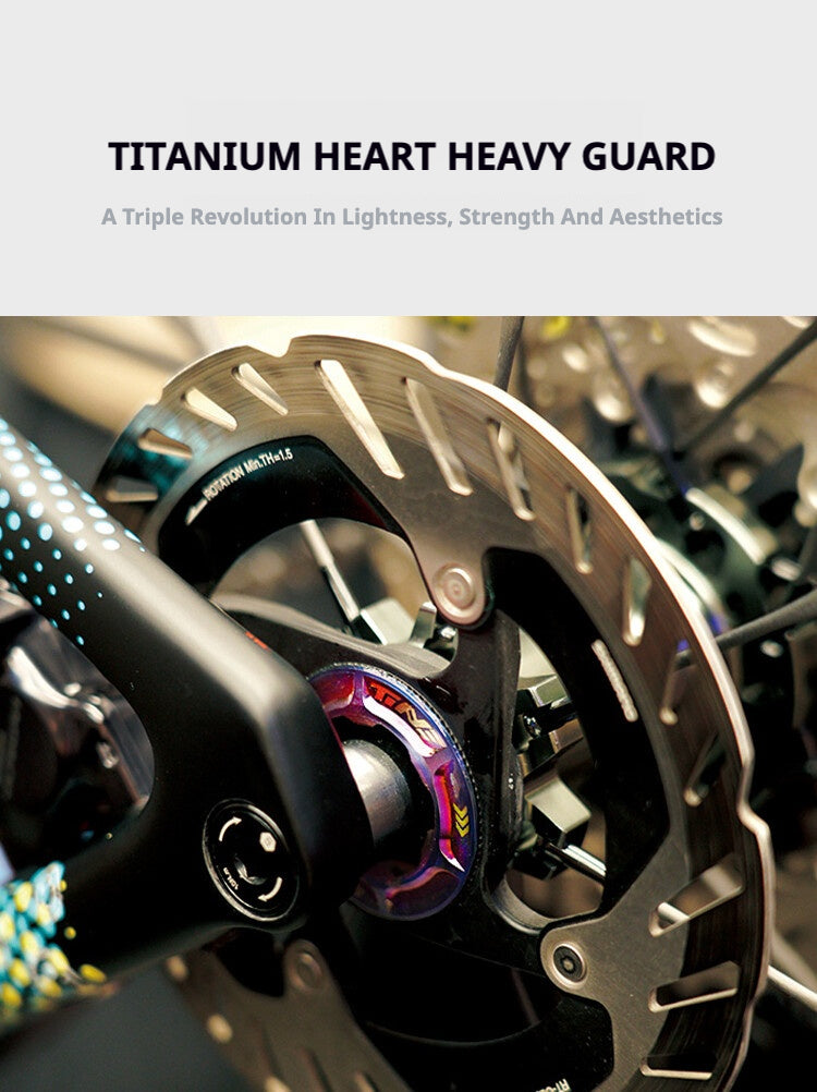 Titanium CNC Center Lock Rotor Lockring | Compatible with Shimano CLX XR R9270 R9170 R8170 RT-MT Series | 5g Ultralight | Color Options Available 1PCS