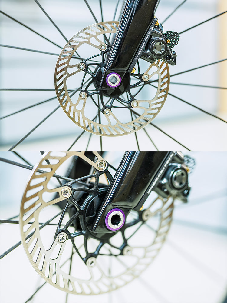 Chaser Ultralight Titanium Thru Axle Set for GIANT TCR & Propel | TC11 Titanium | 116mm/161mm | 37g Per Pair