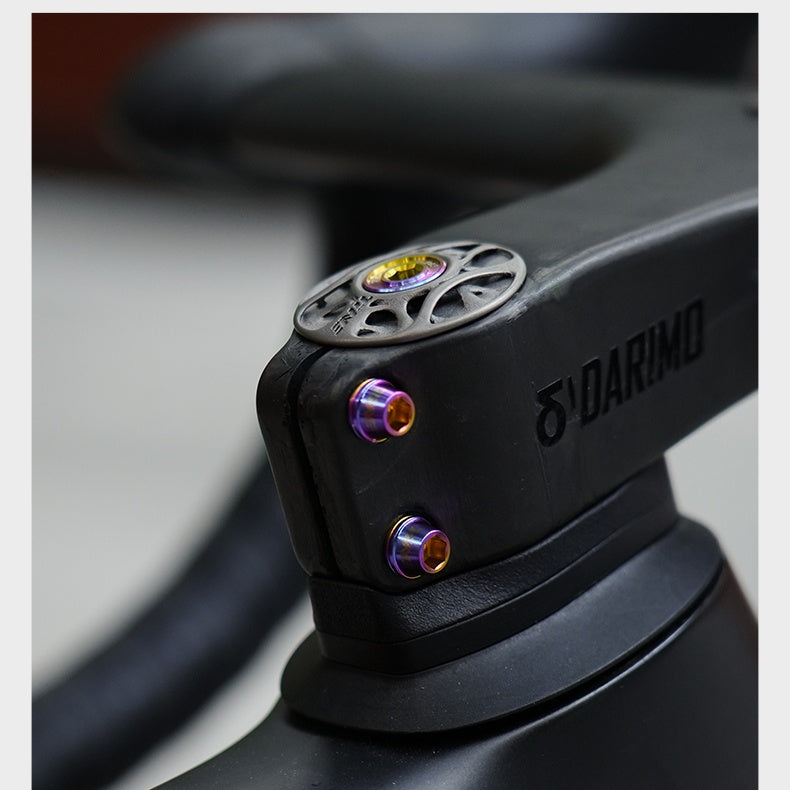 TiNE Titanium Alloy Screws for DARIMO Nexum Drag Integrated Handlebar – M4×16 Lightweight Stem Bolts (8 Colors)