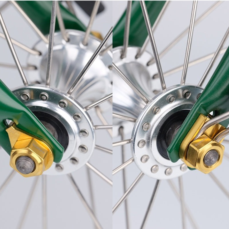 S-PARTS Titanium Bolt Upgrade Kit for Brompton | TC4 CNC Lightweight Frame & Hinge Hardware Set