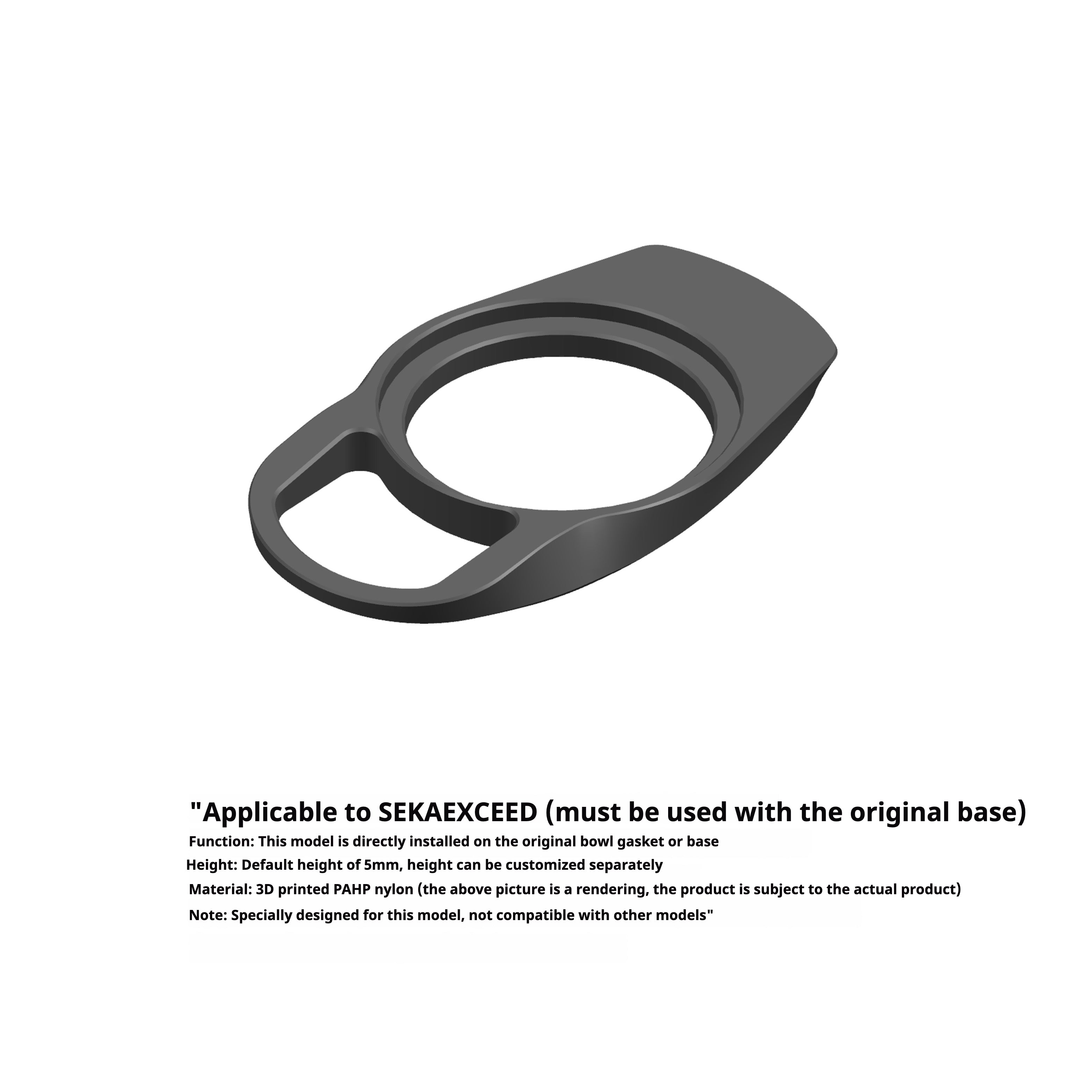 EXS AeroVer Integrated Handlebar Custom Spacers & Adapters – Compatible with Giant Propel, BMC, Cannondale, Trek, Specialized & More