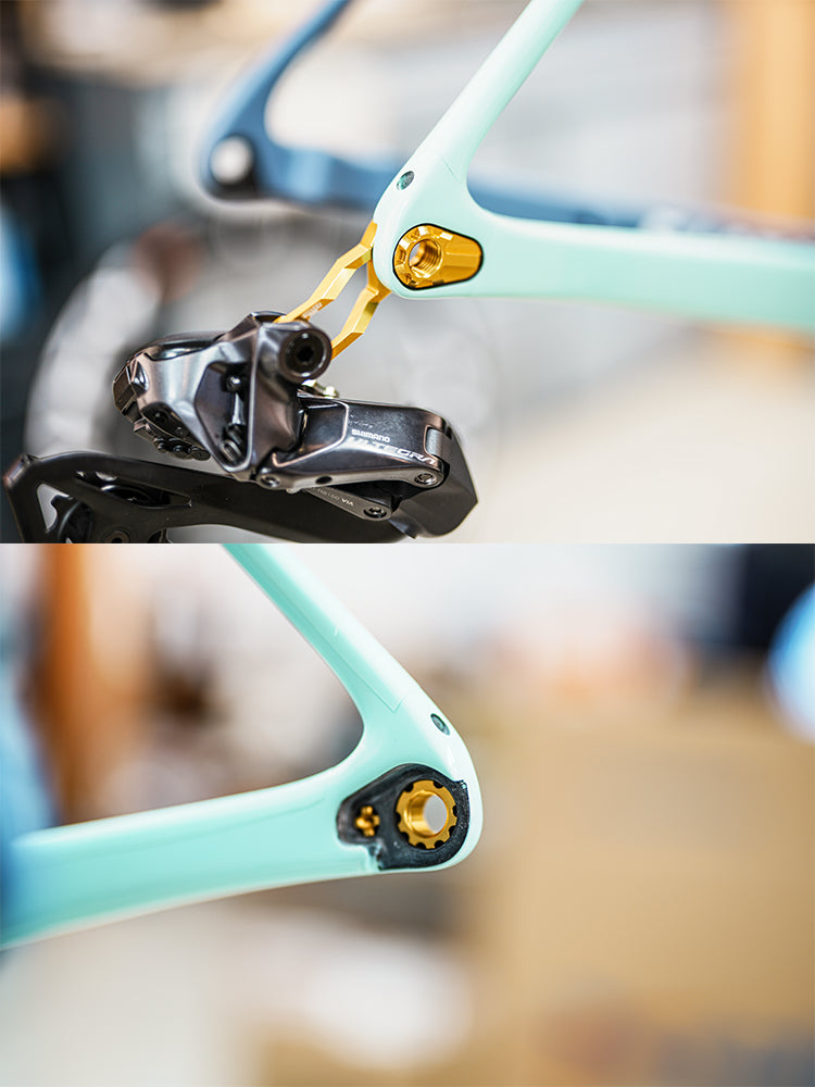 Chaser Ultra-Light Direct Mount Hanger for FACTOR O2/Ostro VAM Carbon Frames - Shimano Rear Derailleur Compatible