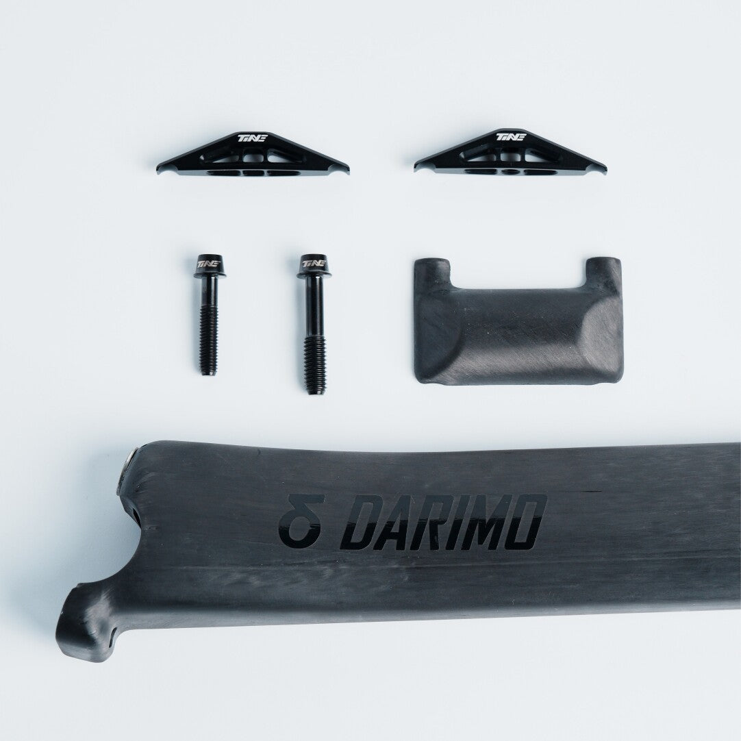 TiNE Ultra-Light 6.8g Seat Clamp & Leveling Assembly | Compatible with Specialized SL8 Aethos, Colnago & DARIMO Seatposts | CNC Titanium Precision