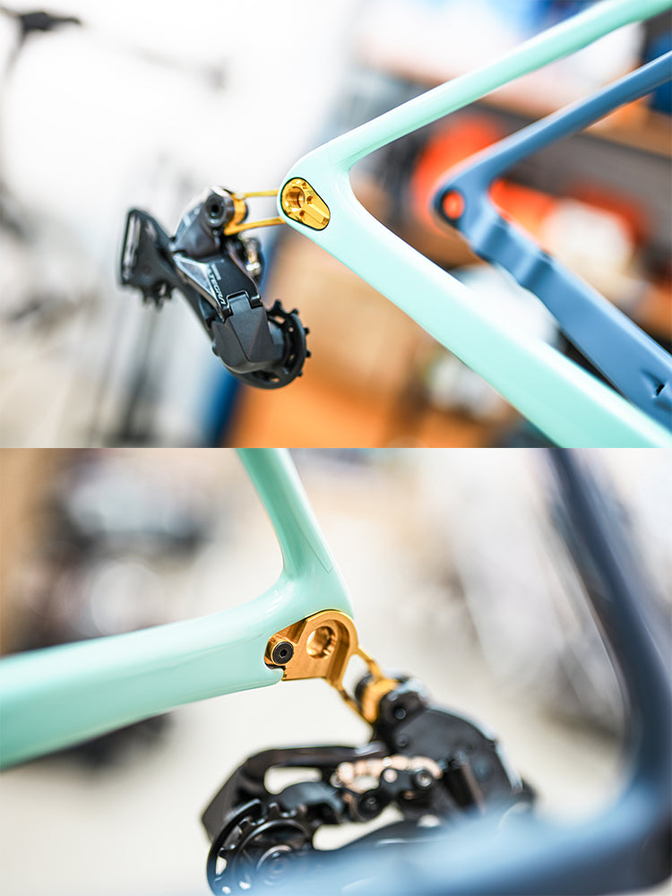 Chaser Ultra-Light Direct Mount Hanger for FACTOR O2/Ostro VAM Carbon Frames - Shimano Rear Derailleur Compatible