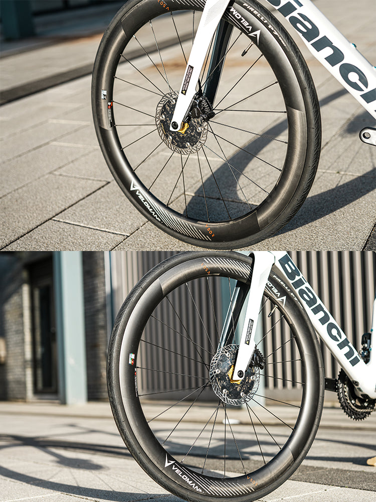 Chaser O-AERO Ultra-Light Carbon Centerlock Disc Brake Rotor 140/160mm | Aero CarbonTi Design for Road/TT Bikes | T800 Carbon + SUS420 Braking Surface