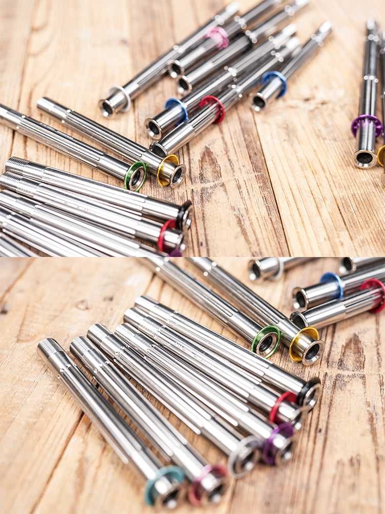 Ultra-Light Titanium Thru-Axle Set for Road Bikes - Compatible with Specialized/Roubaix/Tarmac SL6/SL7/SL8/Crux