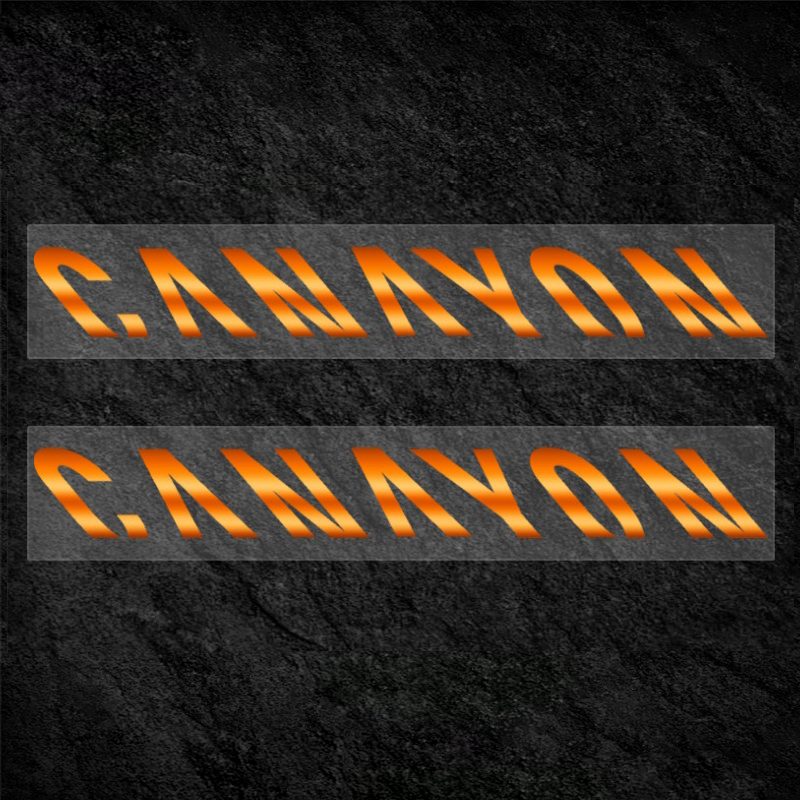 Road Bike Frame Decal Kit | Down Tube Decals ×2 + Integrated Handlebar Decal | Compatible with Canyon Aeroad CFR / CF SLX / CF SLX 8