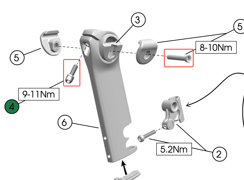 Complete Titanium Bolt Upgrade for Trek Madone Gen7 SLR/SL and Shimano/SRAM Shift Brake Kits