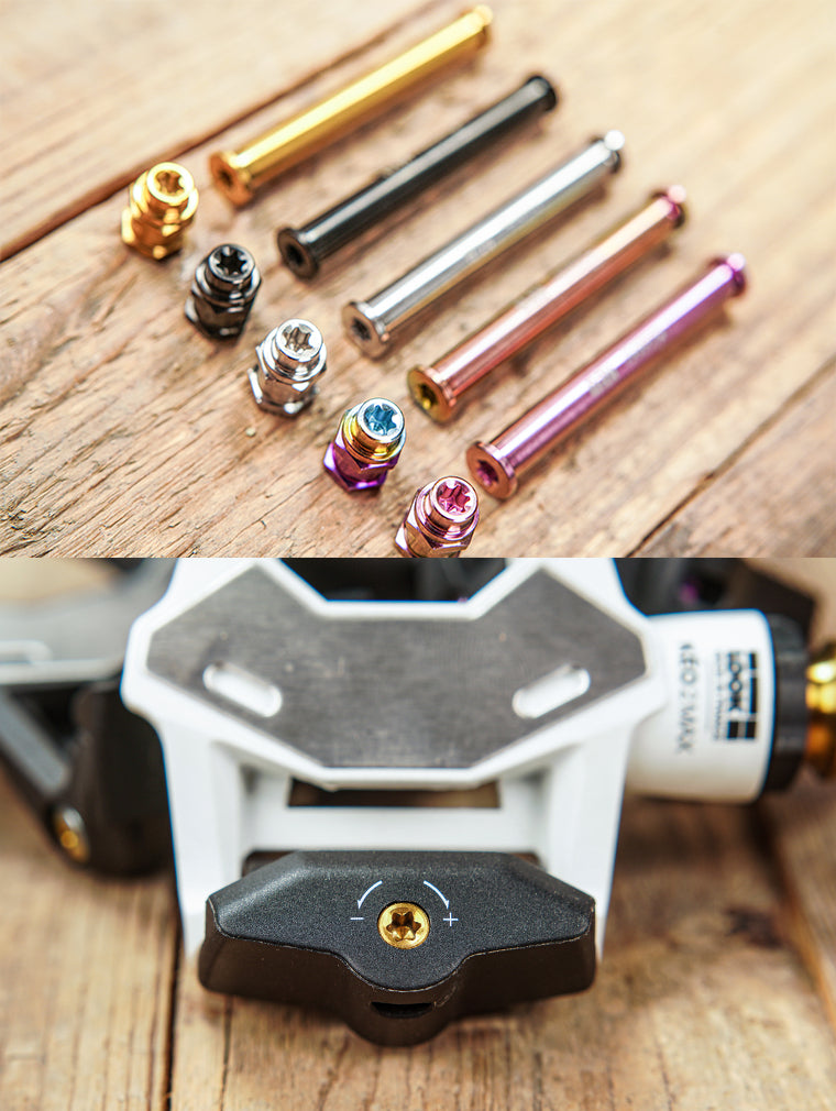 LOOK KEO2 MAX and BLADE Lightweight Upgrade Kit - Titanium Performance Pedal Solution