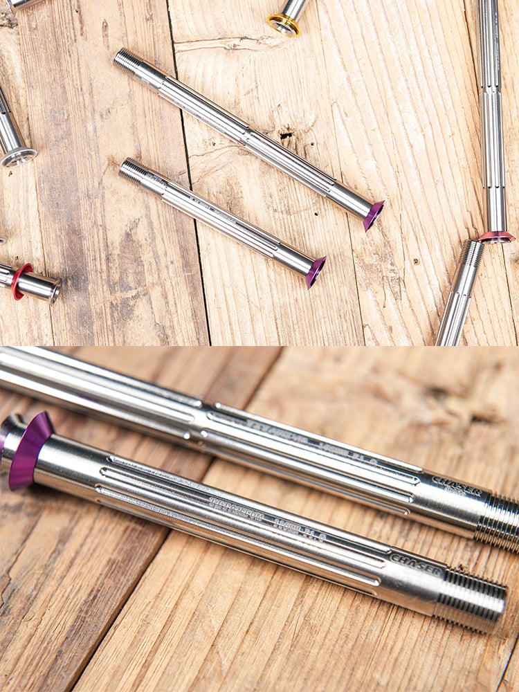 Ultra-Light Titanium Thru-Axle Set for Road Bikes - Compatible with Specialized/Roubaix/Tarmac SL6/SL7/SL8/Crux