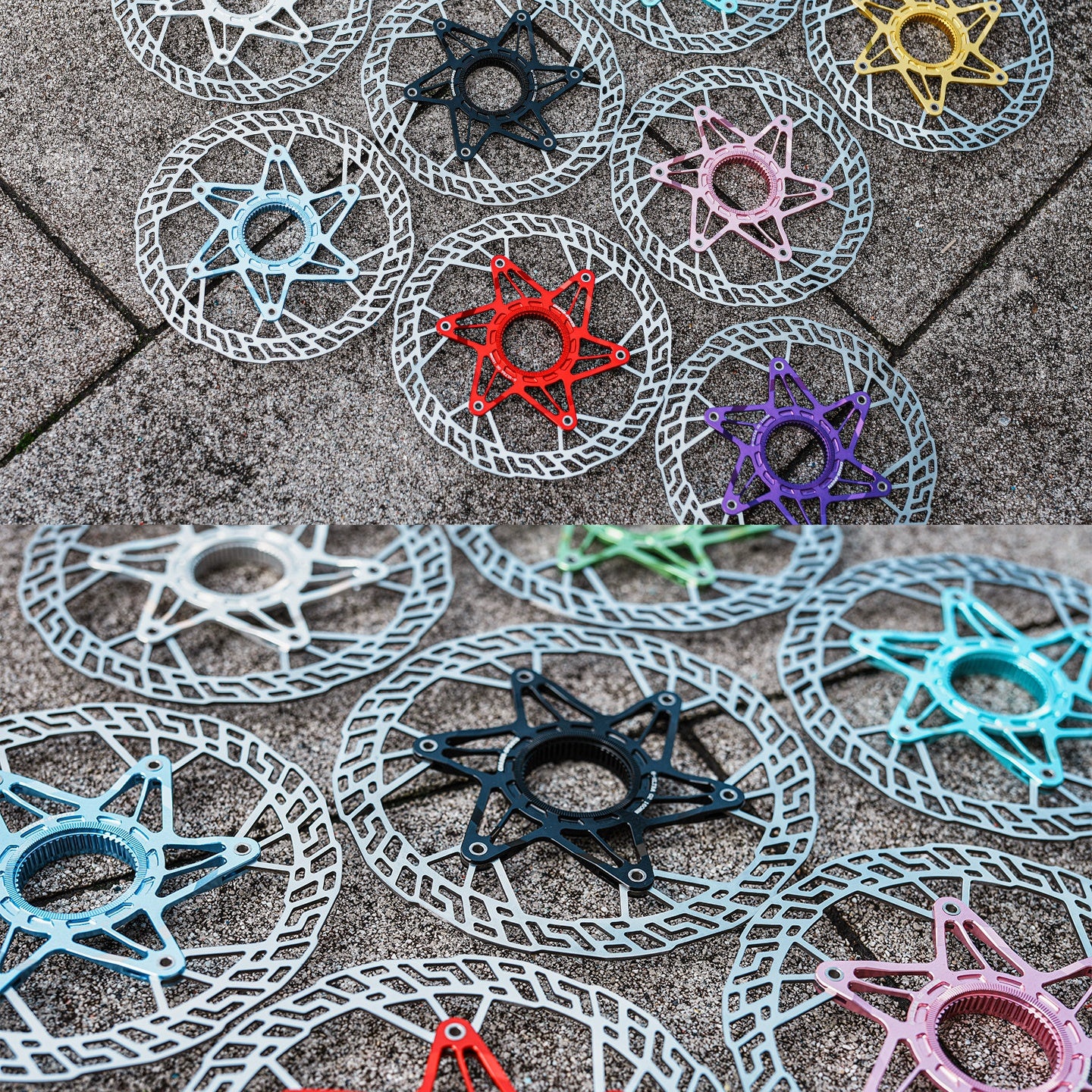 Chaser G2 Ultra-Light Center Lock Disc Brake Rotor 140/160mm | 7075 CNC + SUS420 | Titanium Rivets Upgrade