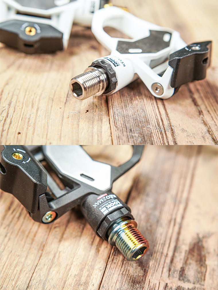 LOOK KEO2 MAX and BLADE Lightweight Upgrade Kit - Titanium Performance Pedal Solution