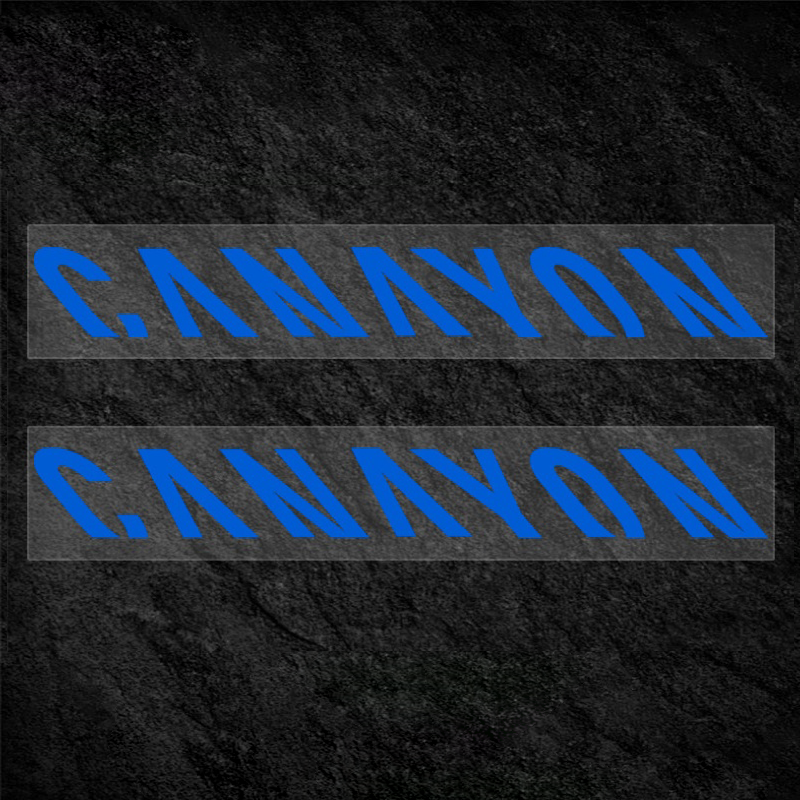 Road Bike Frame Decal Kit | Down Tube Decals ×2 + Integrated Handlebar Decal | Compatible with Canyon Aeroad CFR / CF SLX / CF SLX 8