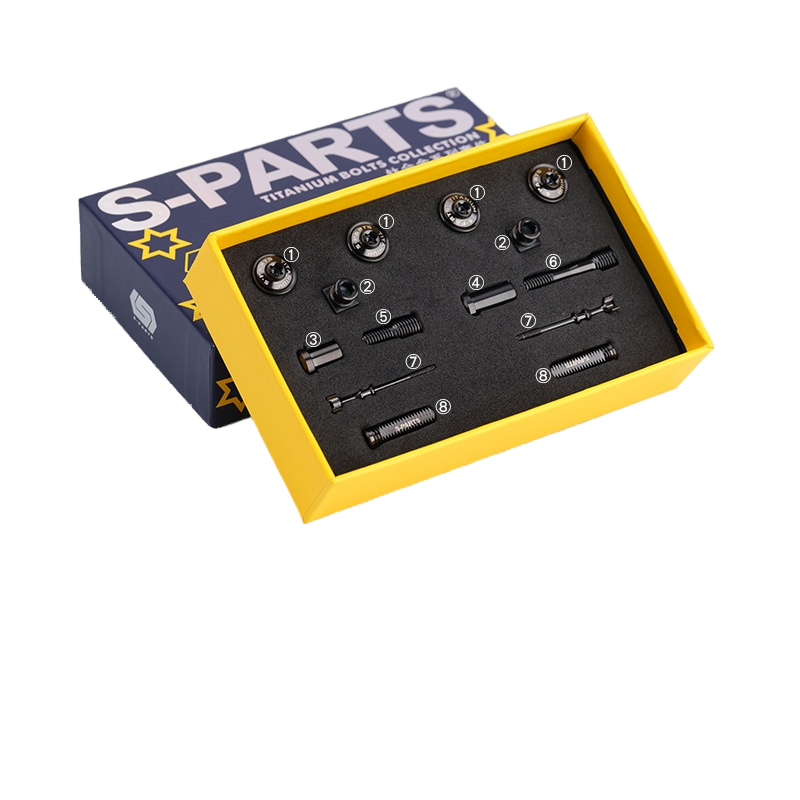S-PARTS Titanium Alloy eeBrakes C-Clamp Screw Adapter Series