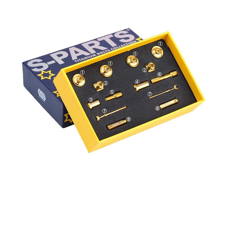 S-PARTS Titanium Alloy eeBrakes C-Clamp Screw Adapter Series