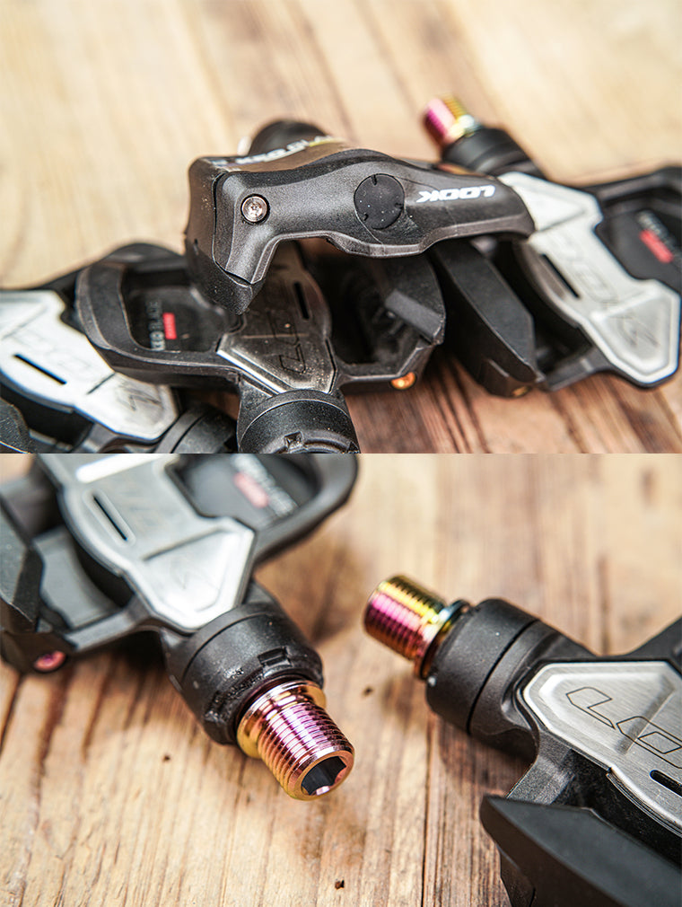 LOOK KEO2 MAX and BLADE Lightweight Upgrade Kit - Titanium Performance Pedal Solution