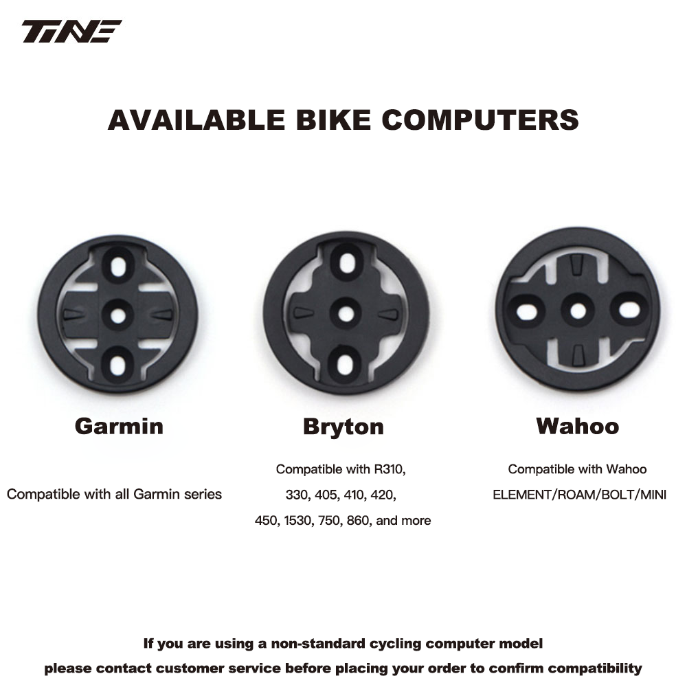 ONE Integrated Barstem Titanium Bike Computer Mount for Factor ONE | Ultra-Light 13g–20g Garmin Wahoo Bryton