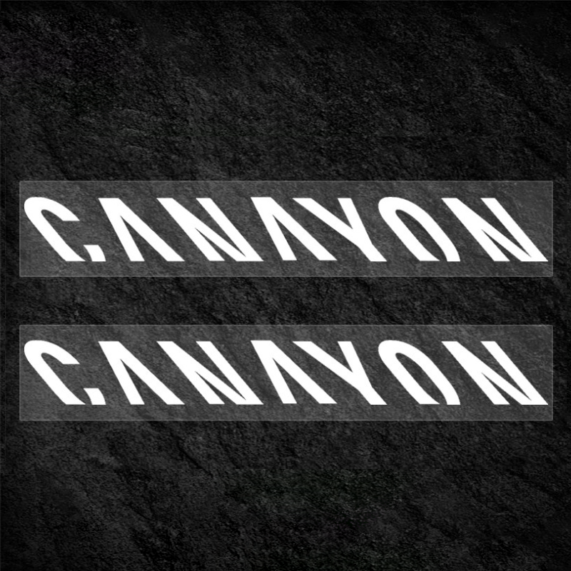 Road Bike Frame Decal Kit | Down Tube Decals ×2 + Integrated Handlebar Decal | Compatible with Canyon Aeroad CFR / CF SLX / CF SLX 8