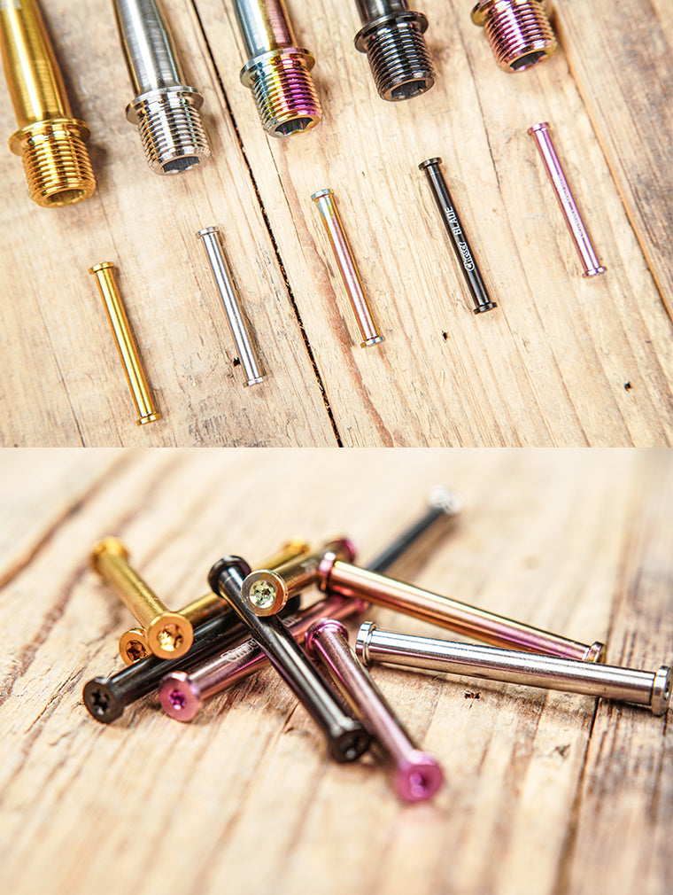 LOOK KEO2 MAX and BLADE Lightweight Upgrade Kit - Titanium Performance Pedal Solution