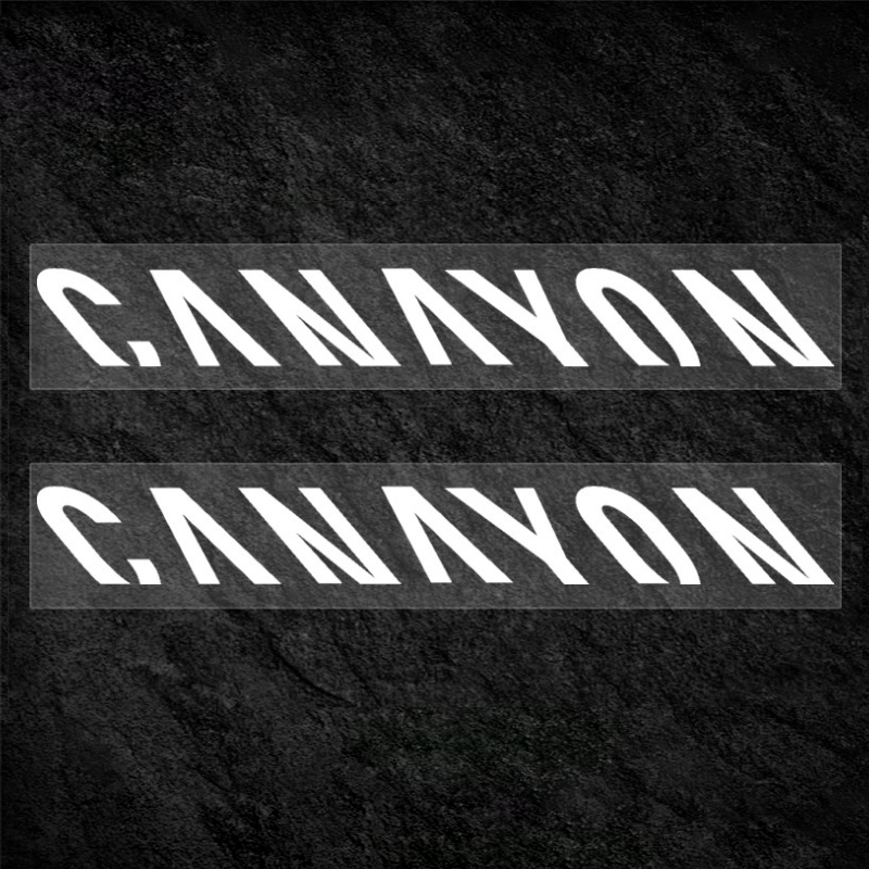 Road Bike Frame Decal Kit | Down Tube Decals ×2 + Integrated Handlebar Decal | Compatible with Canyon Aeroad CFR / CF SLX / CF SLX 8