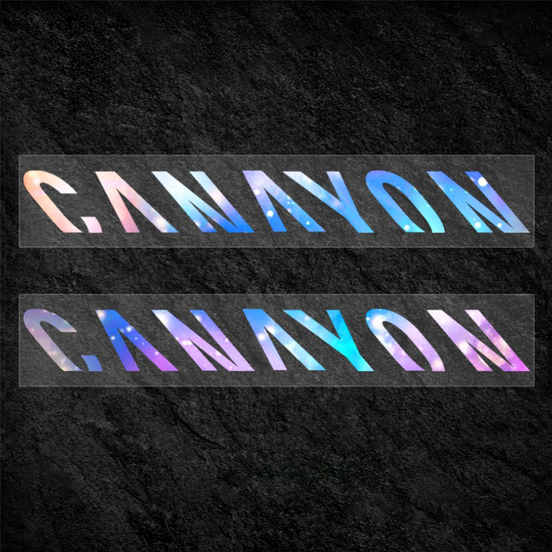 Road Bike Frame Decal Kit | Down Tube Decals ×2 + Integrated Handlebar Decal | Compatible with Canyon Aeroad CFR / CF SLX / CF SLX 8