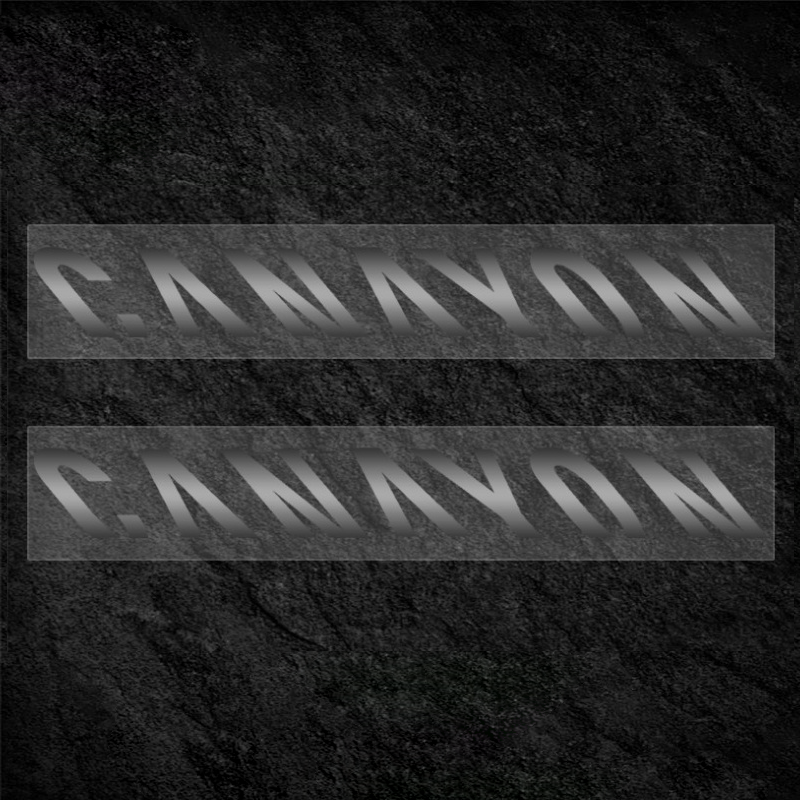 Road Bike Frame Decal Kit | Down Tube Decals ×2 + Integrated Handlebar Decal | Compatible with Canyon Aeroad CFR / CF SLX / CF SLX 8