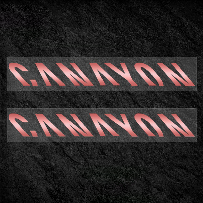 Road Bike Frame Decal Kit | Down Tube Decals ×2 + Integrated Handlebar Decal | Compatible with Canyon Aeroad CFR / CF SLX / CF SLX 8