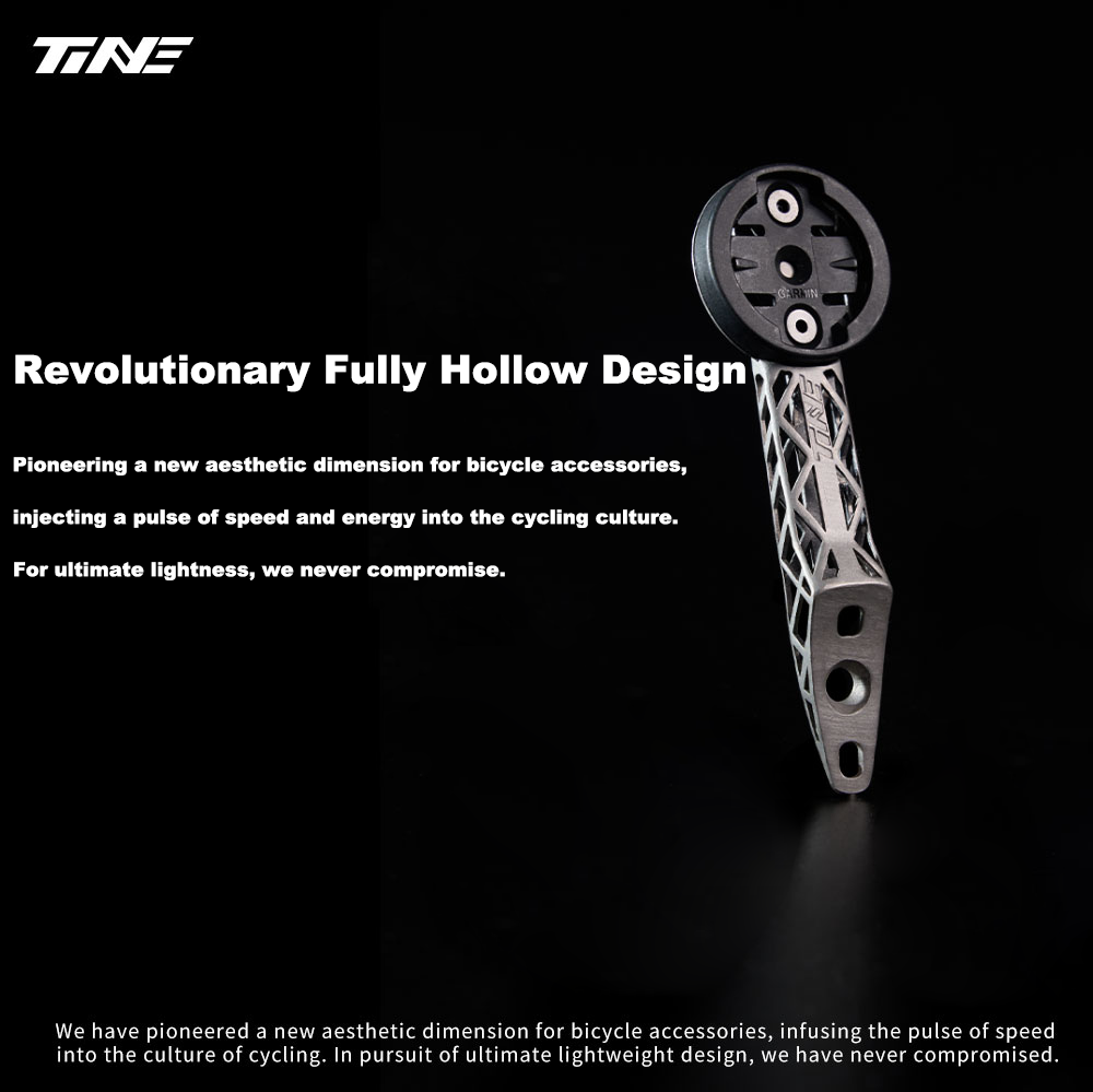 TiNE Ultra-Light Hollow Titanium Computer Mount|For Colnago CCO1 & Y1RS – High Strength 3D Printed