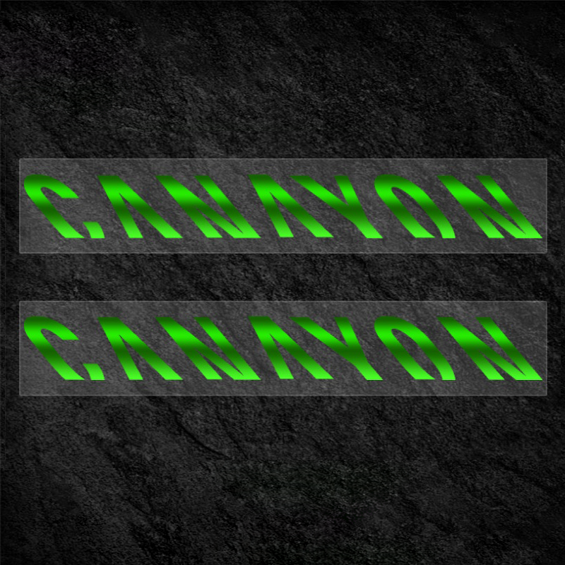 Road Bike Frame Decal Kit | Down Tube Decals ×2 + Integrated Handlebar Decal | Compatible with Canyon Aeroad CFR / CF SLX / CF SLX 8