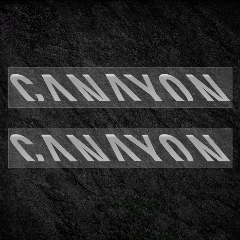 Road Bike Frame Decal Kit | Down Tube Decals ×2 + Integrated Handlebar Decal | Compatible with Canyon Aeroad CFR / CF SLX / CF SLX 8