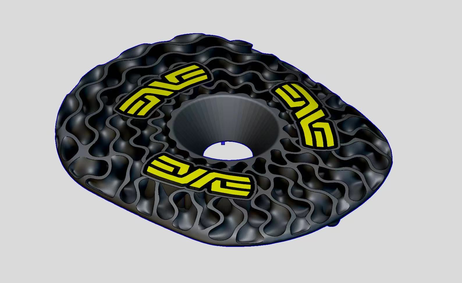 Customizable Titanium 3D-Printed Top Cap for ENVE SES Aero Pro / AR In-Route Handlebar – Color & Text Options