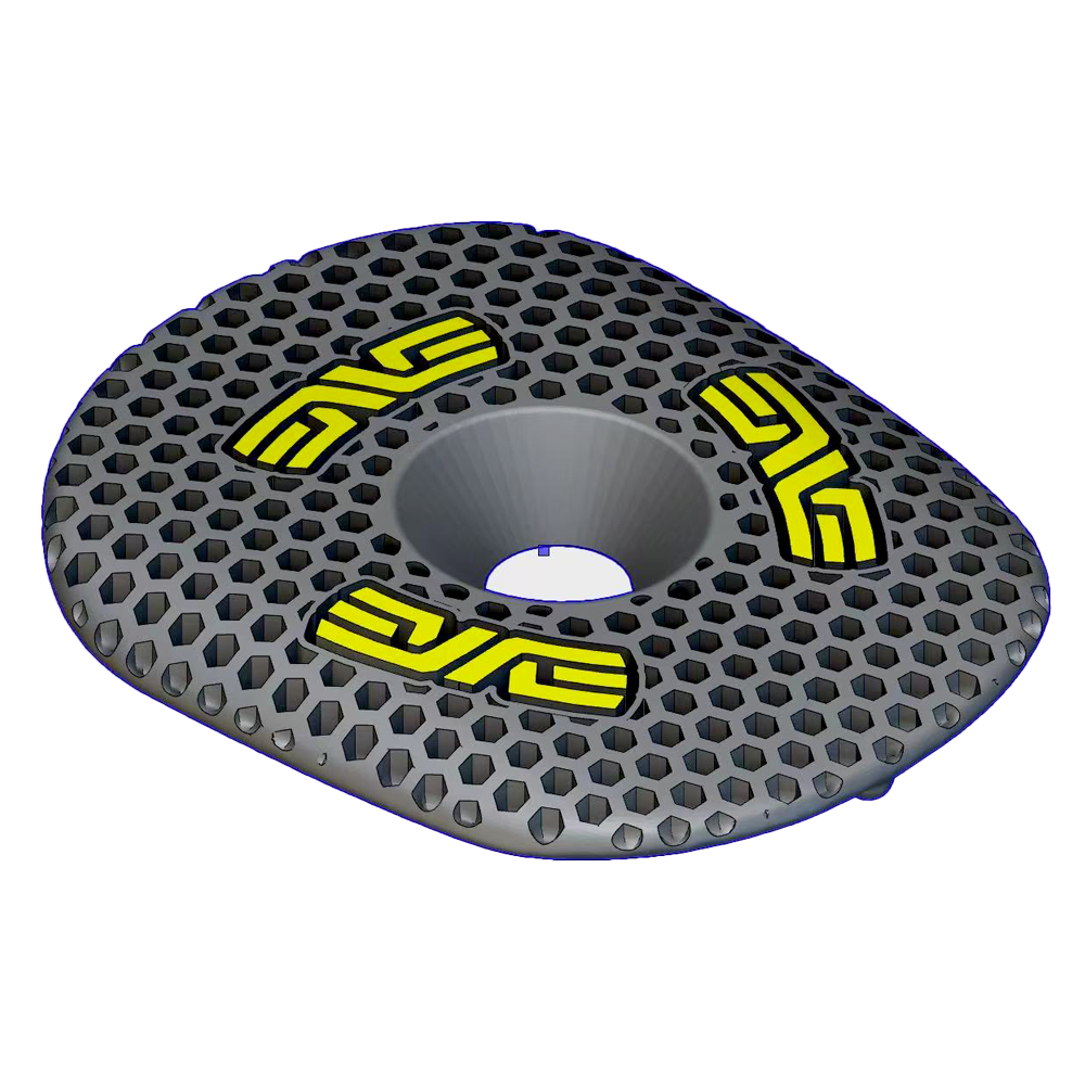 Customizable Titanium 3D-Printed Top Cap for ENVE SES Aero Pro / AR In-Route Handlebar – Color & Text Options