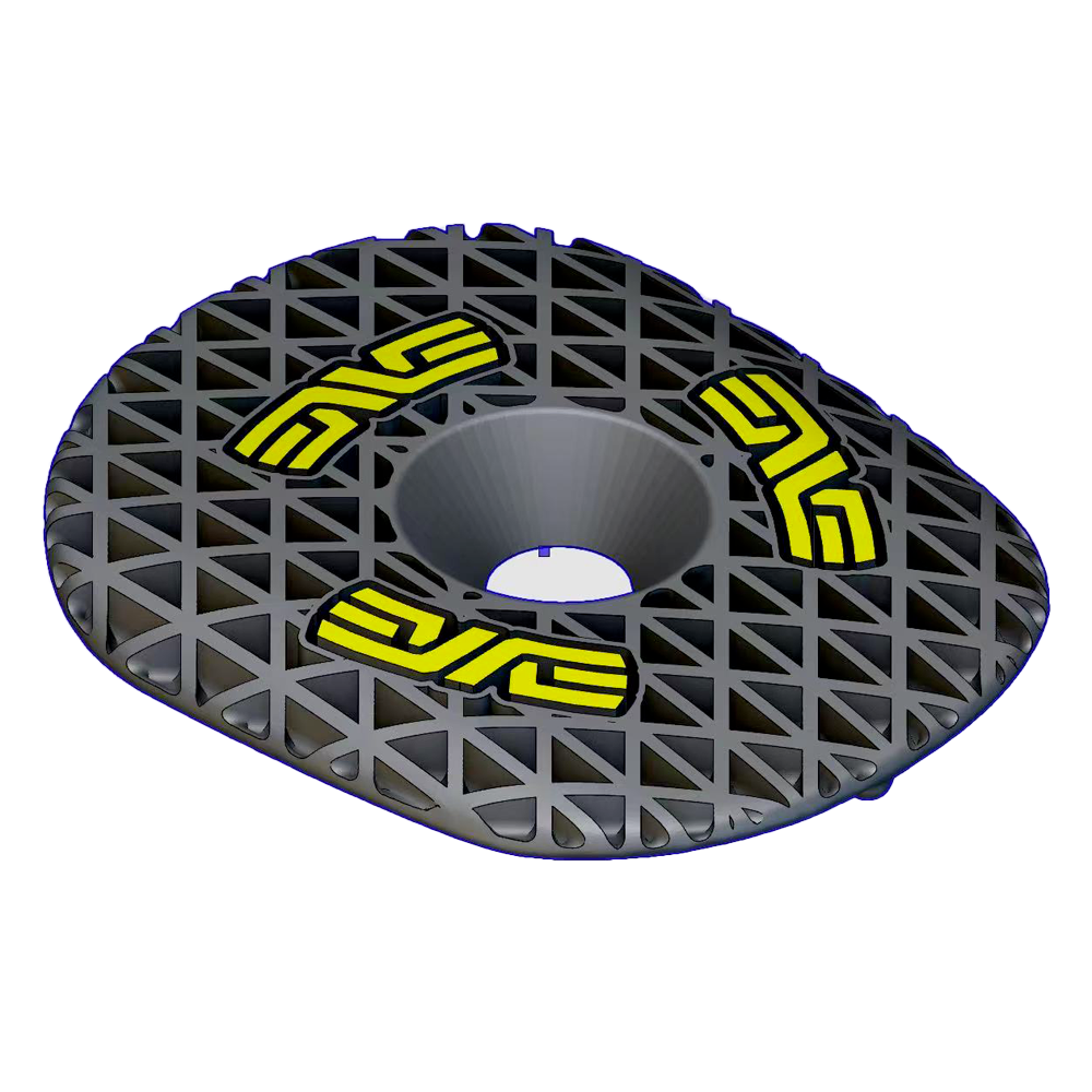 Customizable Titanium 3D-Printed Top Cap for ENVE SES Aero Pro / AR In-Route Handlebar – Color & Text Options