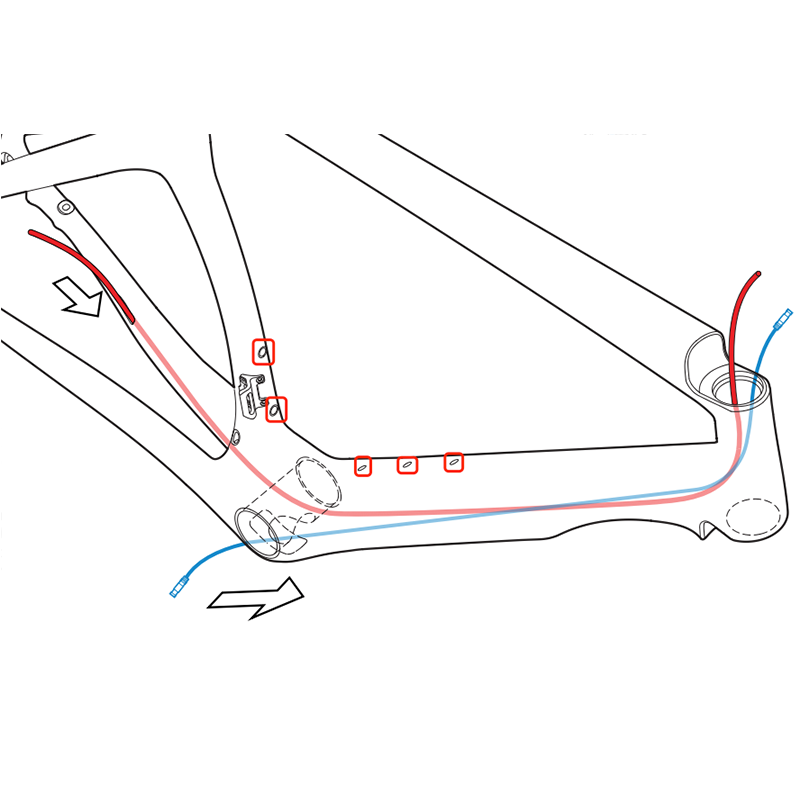 S-Parts Titanium Upgrade for cervelo S5 Disc 2022 Shimano Ultegra Di2 (R8170 R8150)/Shimano Dura Ace R9270 R9250 Di2 /SRAM RED AXS Screw/SRAM FORCE AXS Bolt Nut