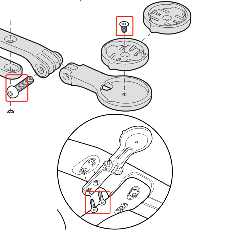 S-Parts Titanium Upgrade for cervelo S5 Disc 2022 Shimano Ultegra Di2 (R8170 R8150)/Shimano Dura Ace R9270 R9250 Di2 /SRAM RED AXS Screw/SRAM FORCE AXS Bolt Nut